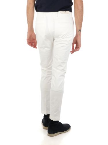 Picture of BRIGLIA | Men's Trousers In Smooth Stretch Cotton