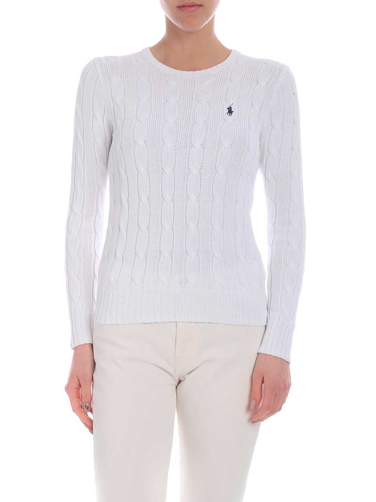 ralph lauren ladies cable knit jumper