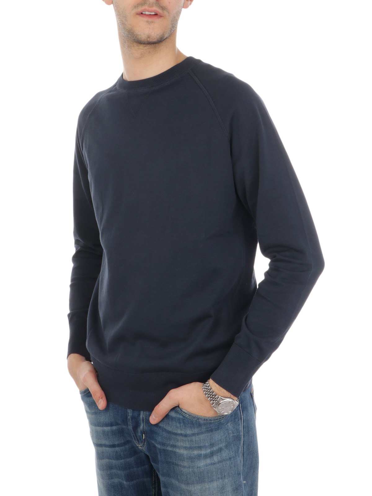Picture of ASPESI | Men's Cotton Roundneck Pullover