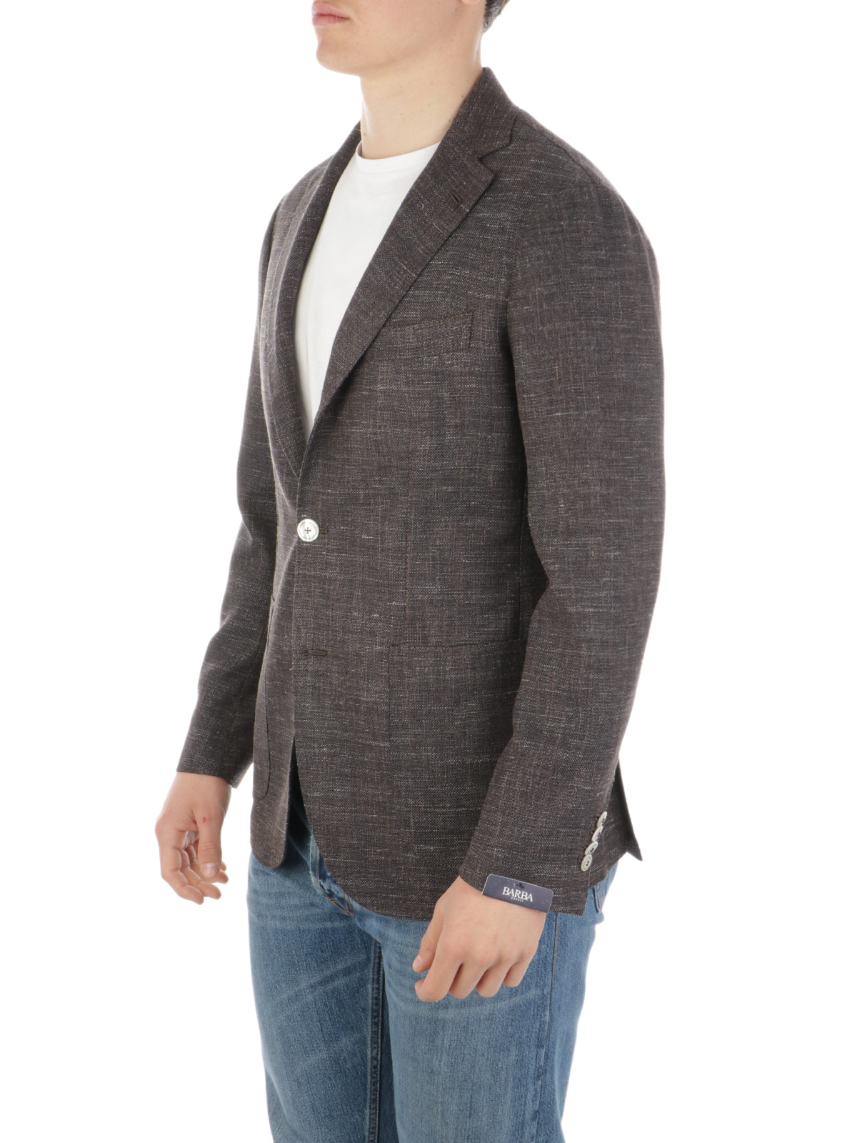 Picture of BARBA | Men's Jimmy Wool and Silk Blazer