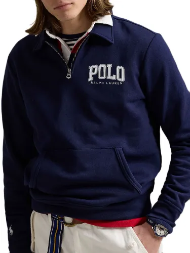 Picture of Polo Ralph Lauren | Fleece Collared Sweatshirt