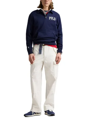 Picture of Polo Ralph Lauren | Fleece Collared Sweatshirt