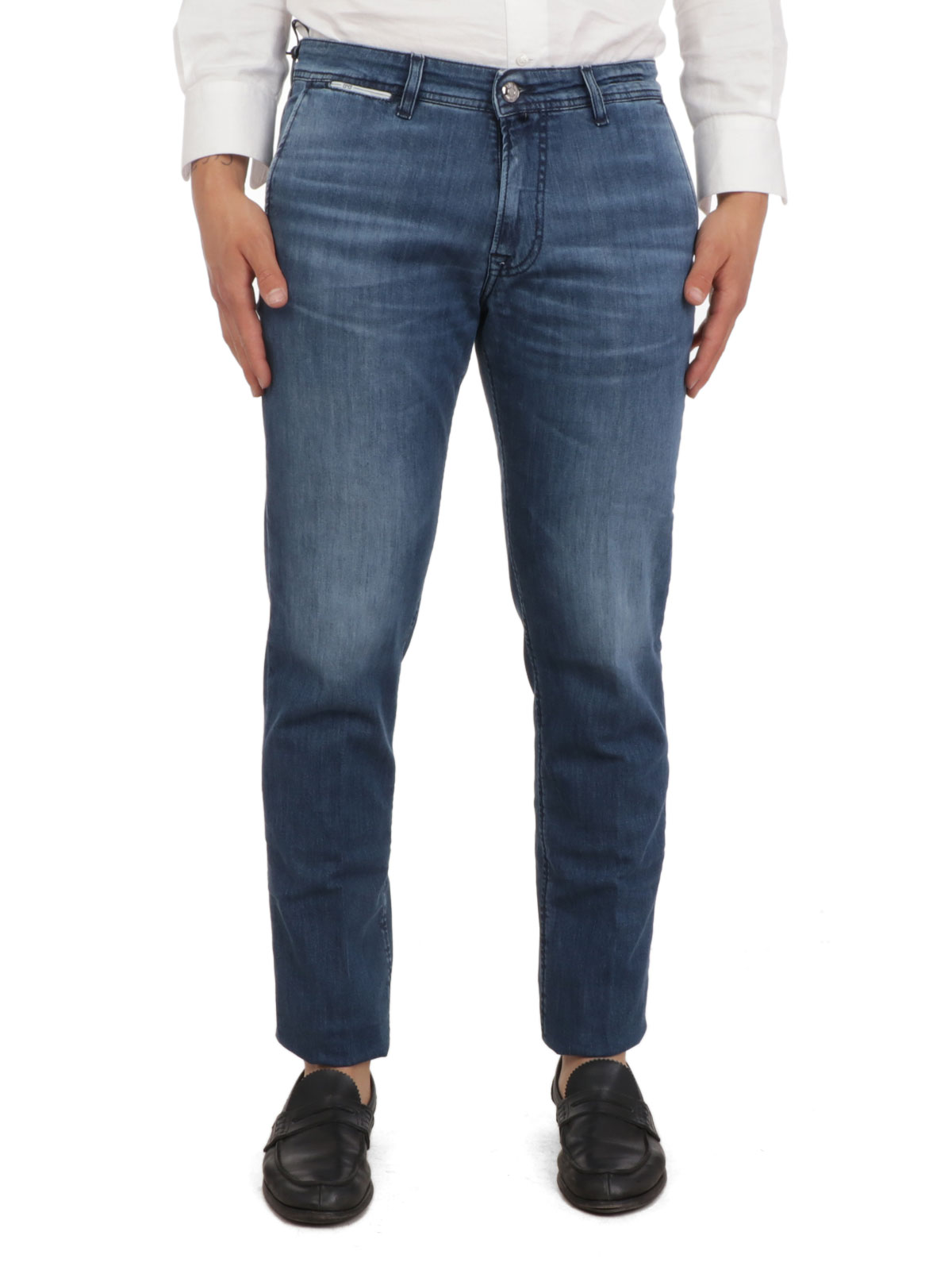 BRIGLIA 1949 Men's Barton Stretch Jeans Medium Wash | BARTON.32071 | Botta  \u0026 B Online Store