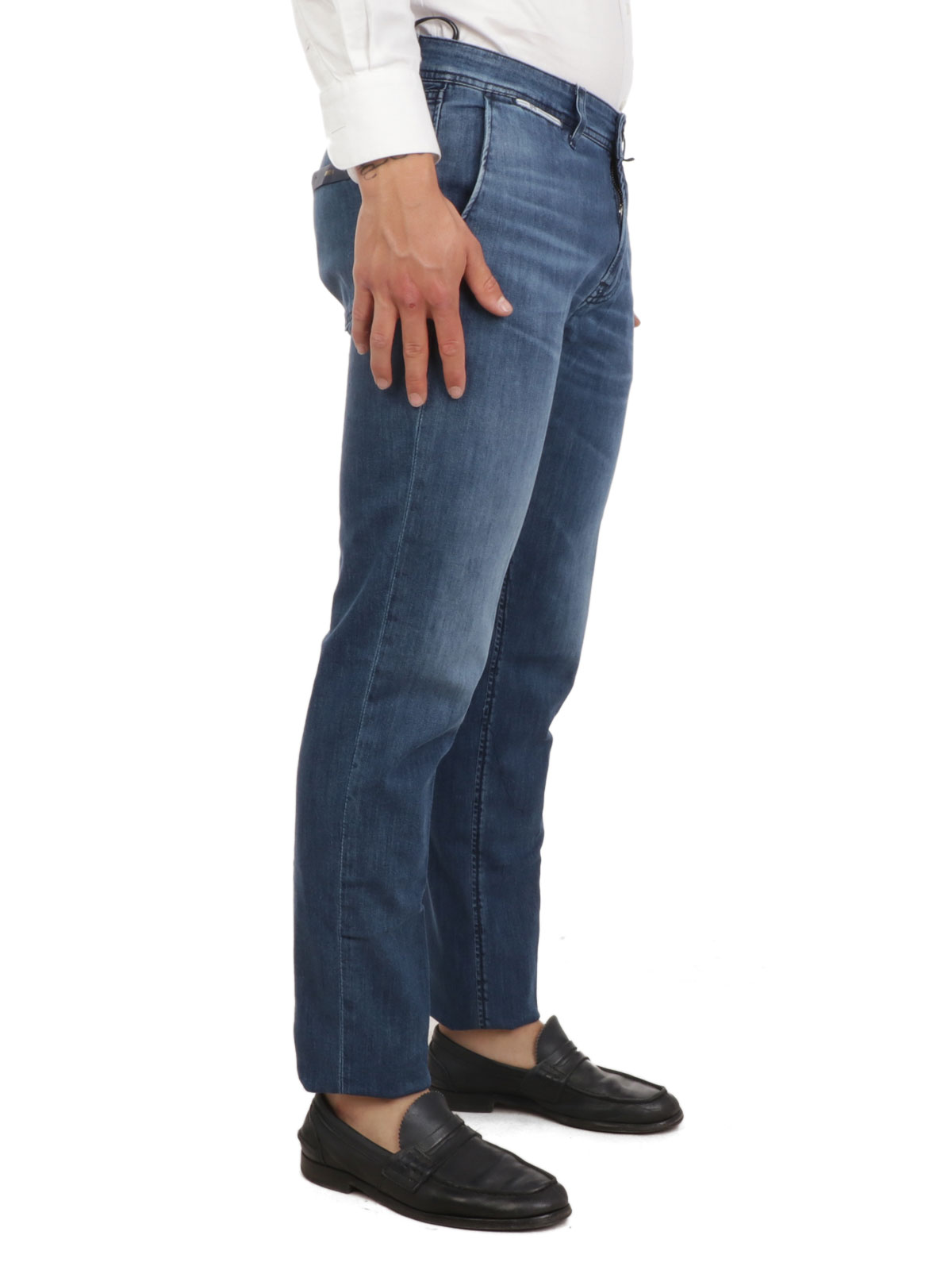 BRIGLIA 1949 Men's Barton Stretch Jeans Medium Wash | BARTON.32071 | Botta  \u0026 B Online Store