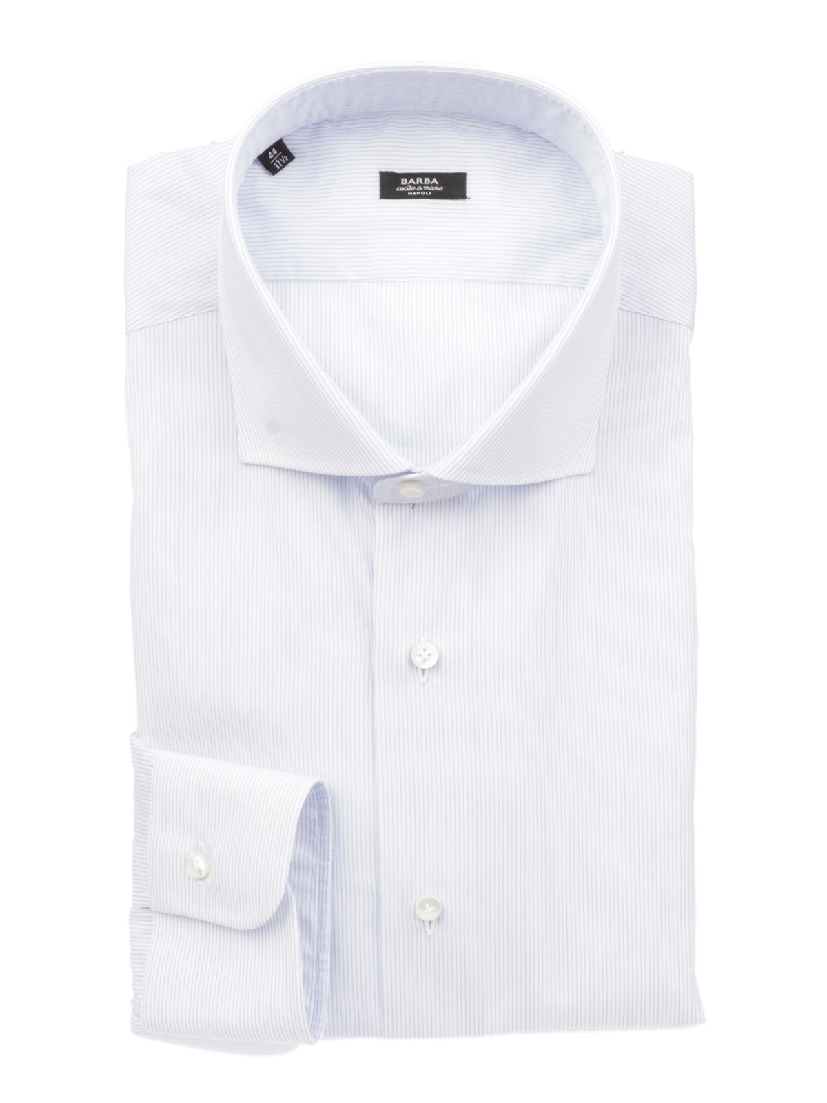 BARBA Men's Classic Micro-Striped Shirt 
