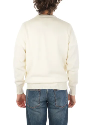 Picture of FILIPPO DE LAURENTIIS | Men's Wool and Cashmere Pullover