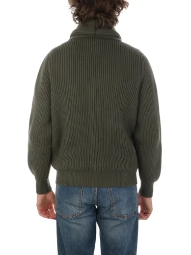 Picture of MAGAZZINO RICAMBI | Men's Cashmere and Wool Shawl Cardigan