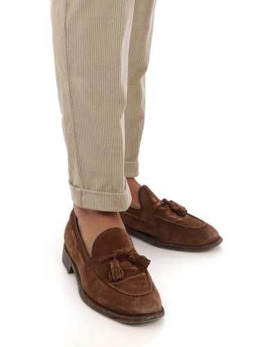 Picture of BERWICH | Men's Retro Elax Velvet Trousers