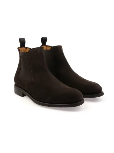 Picture of BERWICK 1707 | Men's Chelsea Boot in Suede Leather