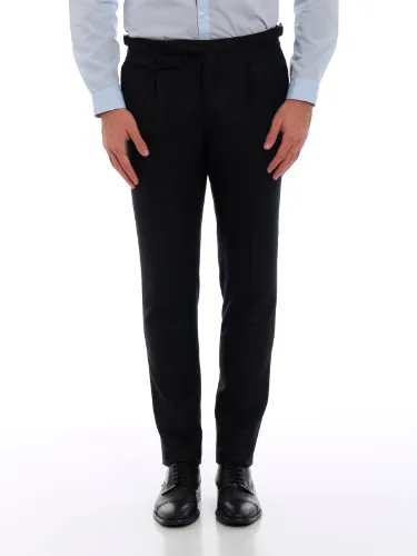 Picture of INCOTEX | Men's Pinstriped Wool Trousers