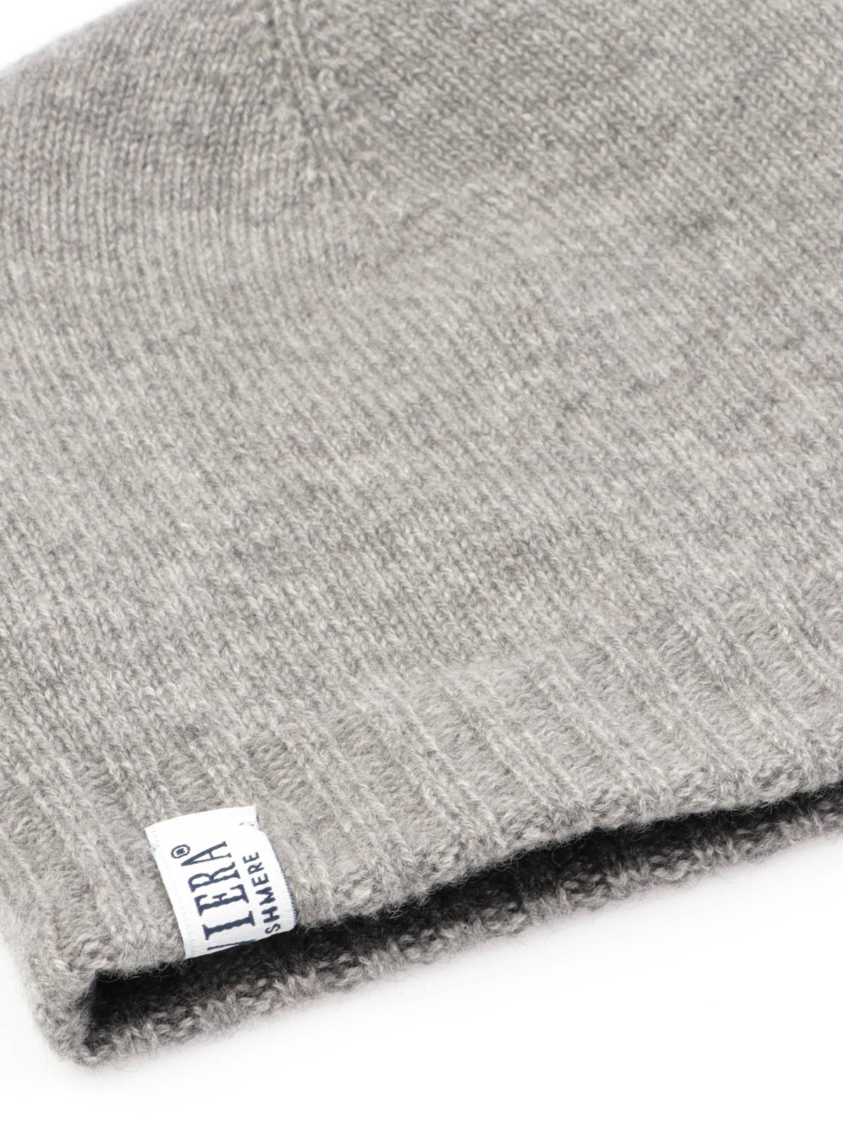 RIVIERA CASHMERE Unisex Double Cashmere Beanie Grey/Grey | 116 | Botta ...