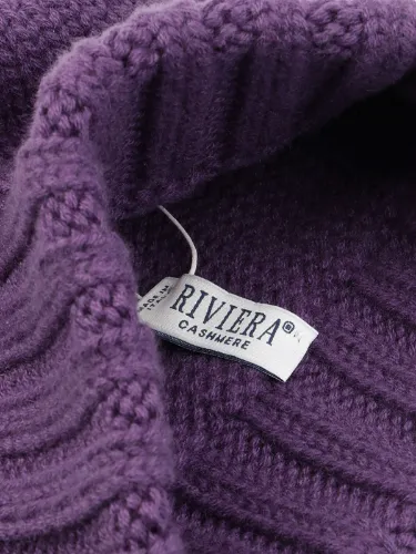 Picture of RIVIERA CASHMERE | Unisex Plain Knit Cashmere Beanie