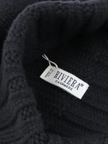 Picture of RIVIERA CASHMERE | Unisex Plain Knit Cashmere Beanie