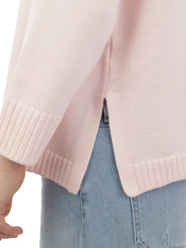 Picture of ROSSOPURO | Women's Crew Neck Sweater in Cotton