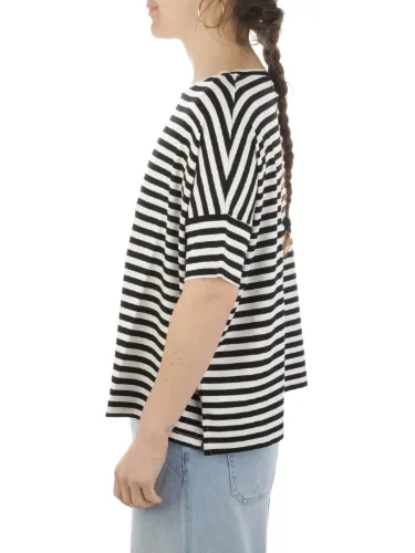 Immagine di MAIDAMILA | Blusa Donna a Righe Manica Gomito