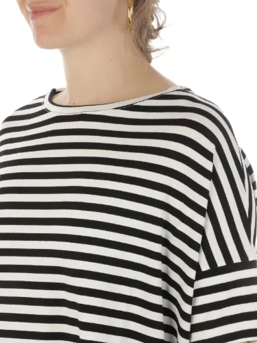 Immagine di MAIDAMILA | Blusa Donna a Righe Manica Gomito