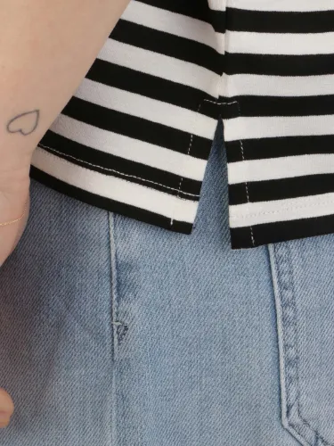 Immagine di MAIDAMILA | Blusa Donna a Righe Manica Gomito