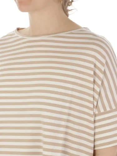 Picture of MAIDAMILA | Women's Striped Elbow Sleeve Blouse