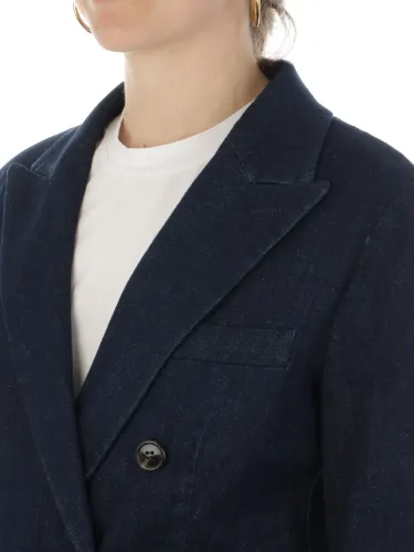 Picture of 19.61 MILANO | Women's New Luna Blazer in Cotton