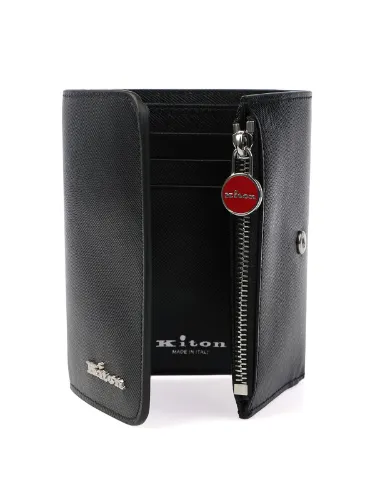 Picture of KITON | Men's Leather Wallet with Purse