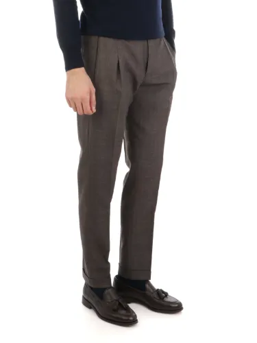 Immagine di BERWICH | Pantaloni Uomo Retro in Lana e Seta
