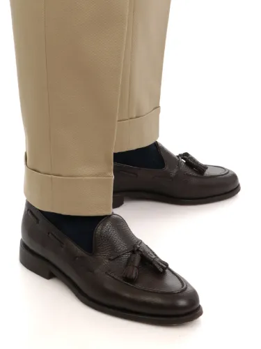 Picture of BERWICH | Men's Chiaia Stretch Cotton Trousers