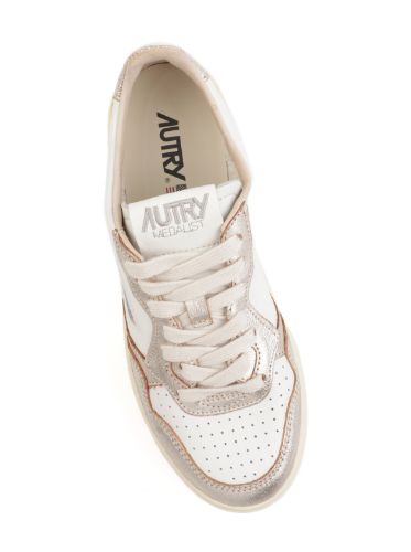Picture of AUTRY | Women's Medalist Low Biccolor Leather Sneakers