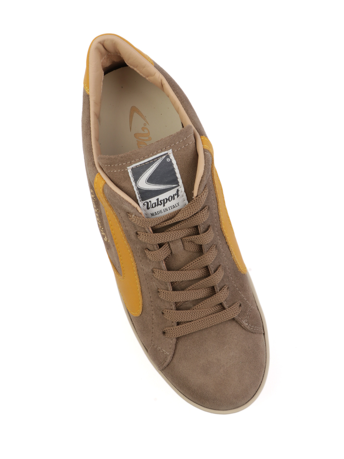 VALSPORT Men s Tournament Suede Shoes Senape VT2064M Botta B Online Store