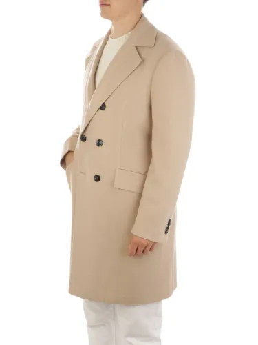 Picture of KITON | Men's Cashmere Double-Breasted Coat