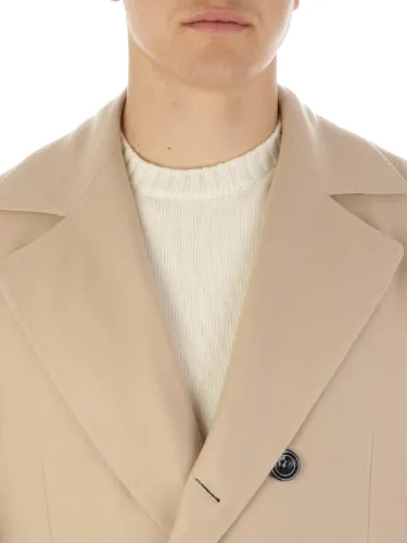 Picture of KITON | Men's Cashmere Double-Breasted Coat