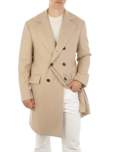 Picture of KITON | Men's Cashmere Double-Breasted Coat