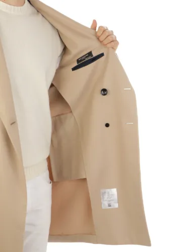 Picture of KITON | Men's Cashmere Double-Breasted Coat