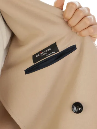 Picture of KITON | Men's Cashmere Double-Breasted Coat