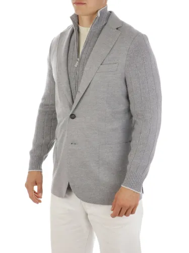 Picture of ELEVENTY | Men's Wool Jacket with Inner Bib