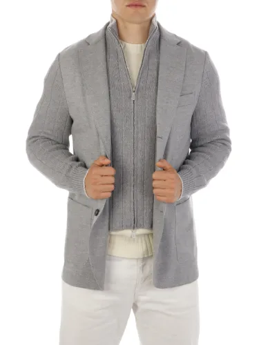 Picture of ELEVENTY | Men's Wool Jacket with Inner Bib