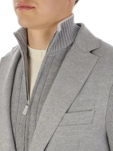 Picture of ELEVENTY | Men's Wool Jacket with Inner Bib