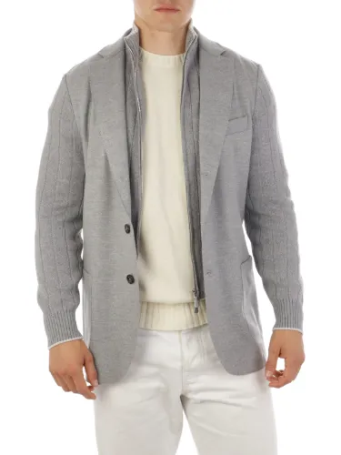 Picture of ELEVENTY | Men's Wool Jacket with Inner Bib