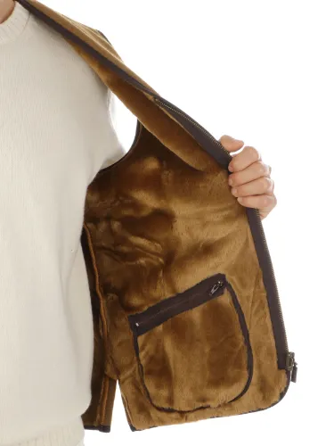 Picture of BARBOUR | Men's Pile Zip-in Vest