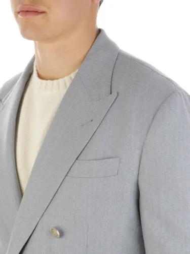 Picture of ELEVENTY | Men's Stretch Wool Double-Breasted Jacket