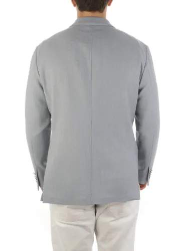 Picture of ELEVENTY | Men's Stretch Wool Double-Breasted Jacket