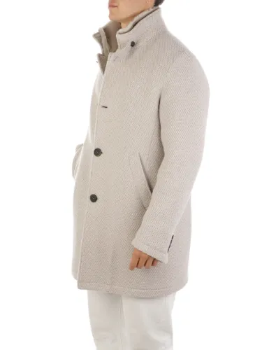 Immagine di GIMO'S | Cappotto Uomo in Tessuto Honeycomb