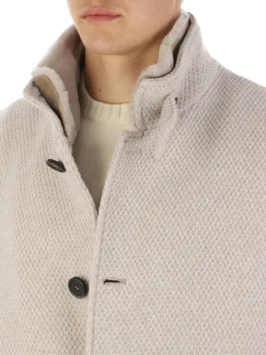 Immagine di GIMO'S | Cappotto Uomo in Tessuto Honeycomb