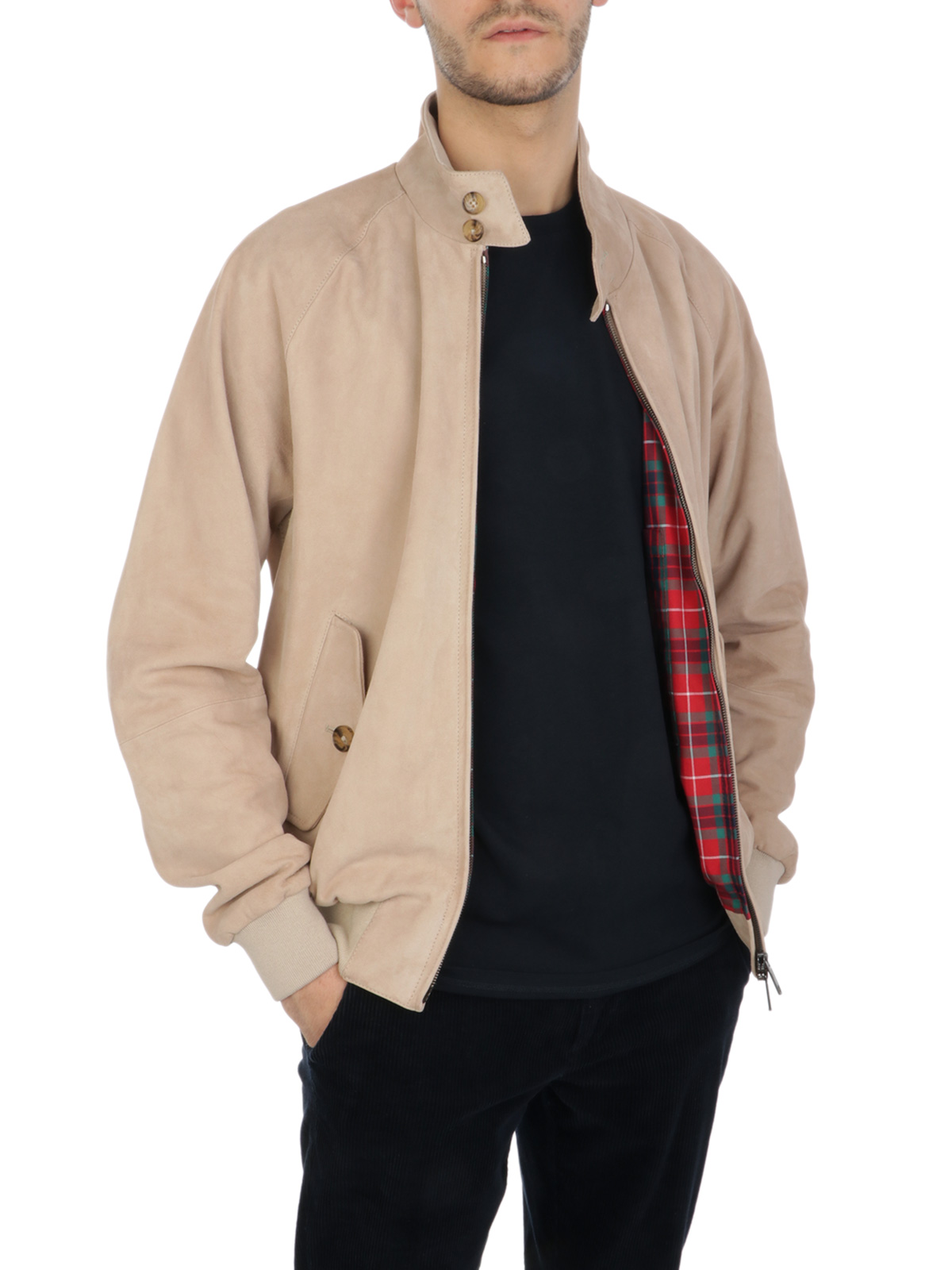 baracuta suede jacket