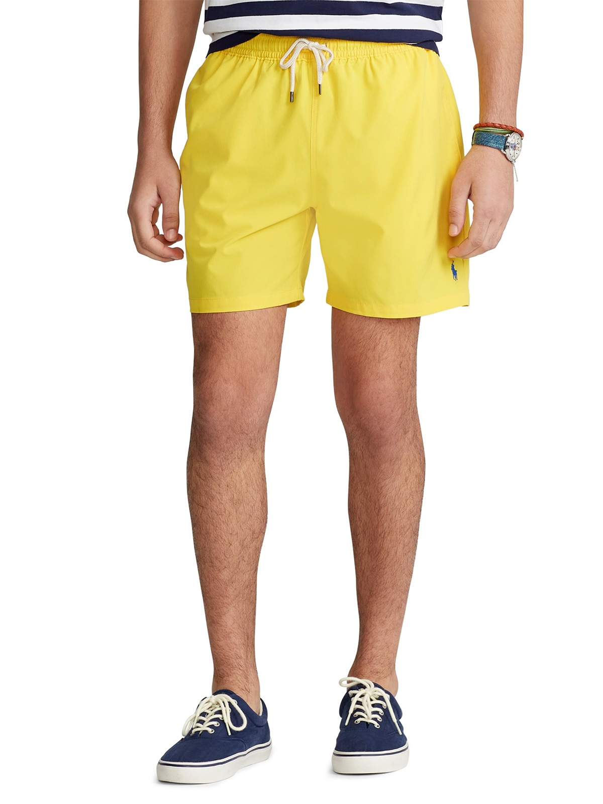 polo yellow shorts