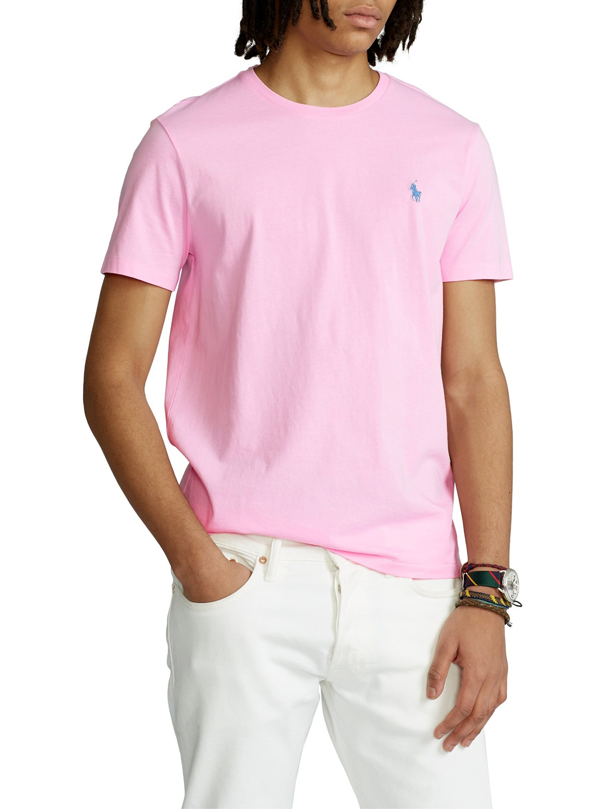class Humble Classic POLO RALPH LAUREN Men's Custom Fit T-Shirt Carmel Pink | 710671438145 |  Botta & B Online Store