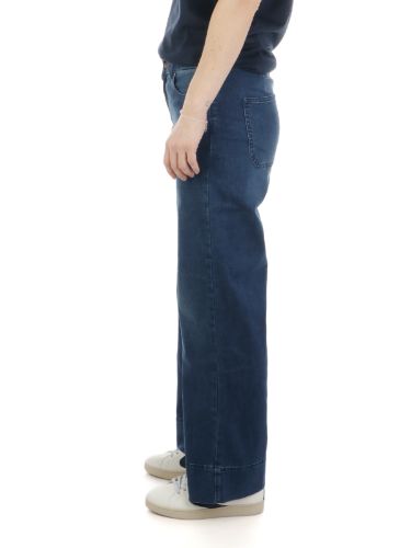 Picture of CIGALA'S | Women's Palazzo Crop Dyed Denim