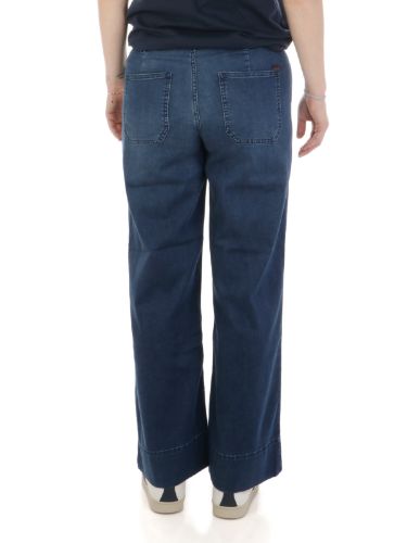 Picture of CIGALA'S | Women's Palazzo Crop Dyed Denim