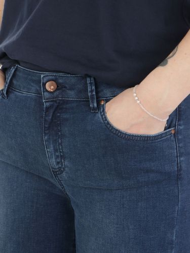 Picture of CIGALA'S | Women's Palazzo Crop Dyed Denim