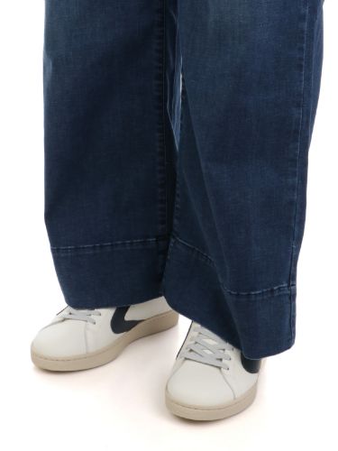 Picture of CIGALA'S | Women's Palazzo Crop Dyed Denim