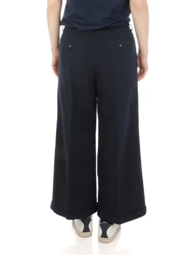 Picture of MYTHS | Women's Wide-Legs Cotton Trousers